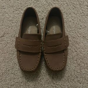 Boys cat and cat brown loafers